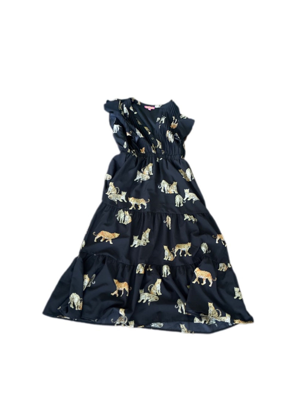 THML black cheetah dress
